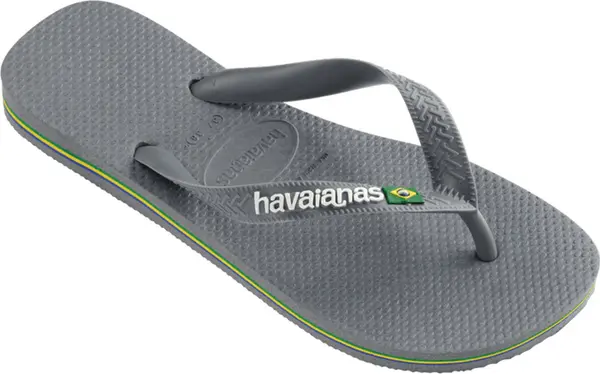 Havaianas Havaianas Brasil Steel Grey Muškarci - Flip Flop Havaianas - Siva - H4110850-5002-BRA-43/44 - Size: BRA-43/44