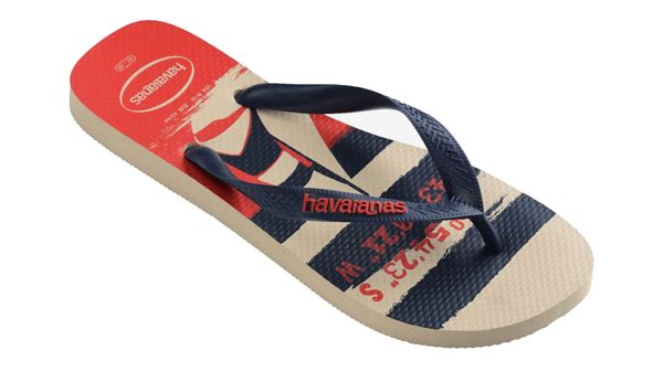Havaianas Havaianas Top Nautical Beige Straw Navy