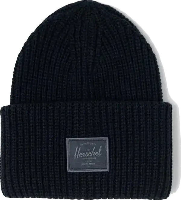 Herschel Supply Herschel Supply Juneau Beanie Unisex - Glavni pokrivači Herschel Supply - Crna - 1177-0001-One-size - Size: One size