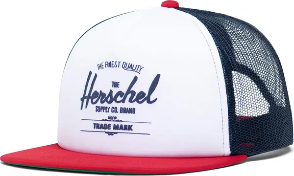 Herschel Supply Herschel Supply Whaler Cap Mesh Unisex - Glavni pokrivači Herschel Supply - Bijela - 1047-1242-One-size - Size: One size