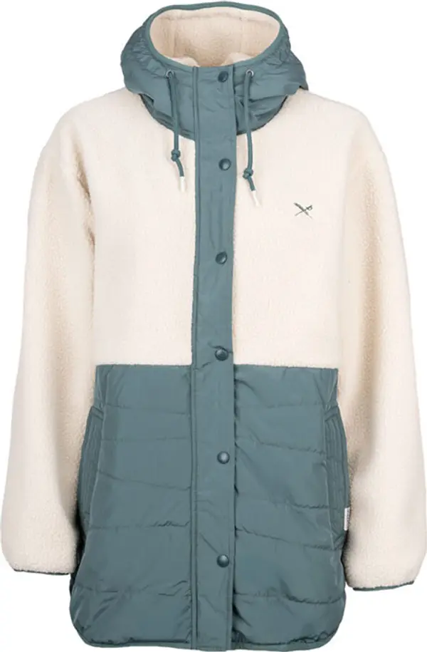 IrieDaily IrieDaily Arctik Long Jacket Green Žene - Jakne IrieDaily - Zelena - 965D111-466-M - Size: M