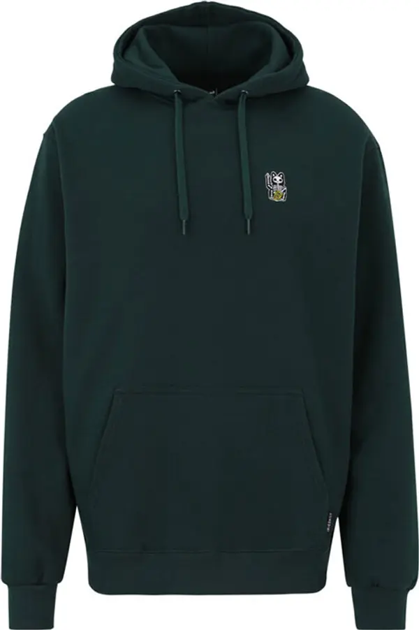 IrieDaily IrieDaily Bone Cat Hoodie Muškarci - Dukserice i džemperi s kapulja IrieDaily - Zelena - 215D561-435-M - Size: M
