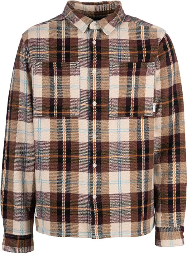 IrieDaily IrieDaily Chillax Lumber Shirt Muškarci - košulja IrieDaily - Smeđa - 514D341-607-M - Size: M