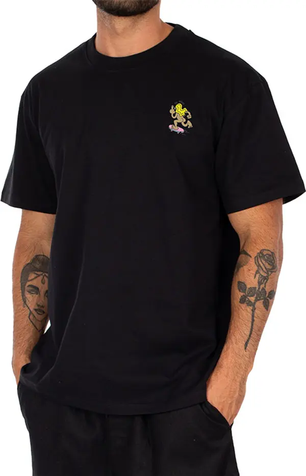 IrieDaily IrieDaily Differ Normal T-Shirt Muškarci - Majice IrieDaily - Crna - 115B510-700-L - Size: L