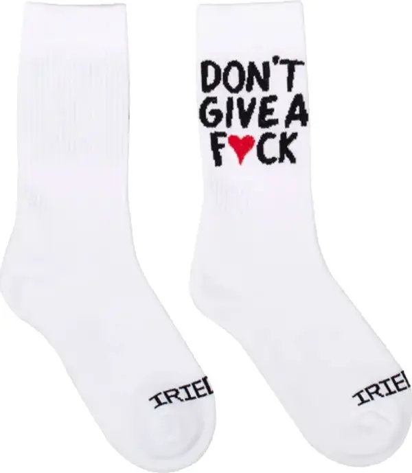 IrieDaily IrieDaily Give A Sock White Unisex - Nogavice IrieDaily - Bijela - A94B981-710-XL - Size: XL