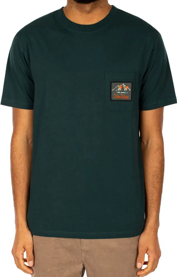 IrieDaily IrieDaily Gnomed Pocket Tee Muškarci - Majice IrieDaily - Zelena - 113D372-435-M - Size: M