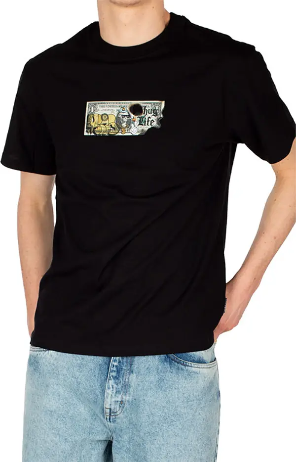 IrieDaily IrieDaily Hug Life T-Shirt Black Muškarci - Majice IrieDaily - Crna - 114D490-700-XL - Size: XL
