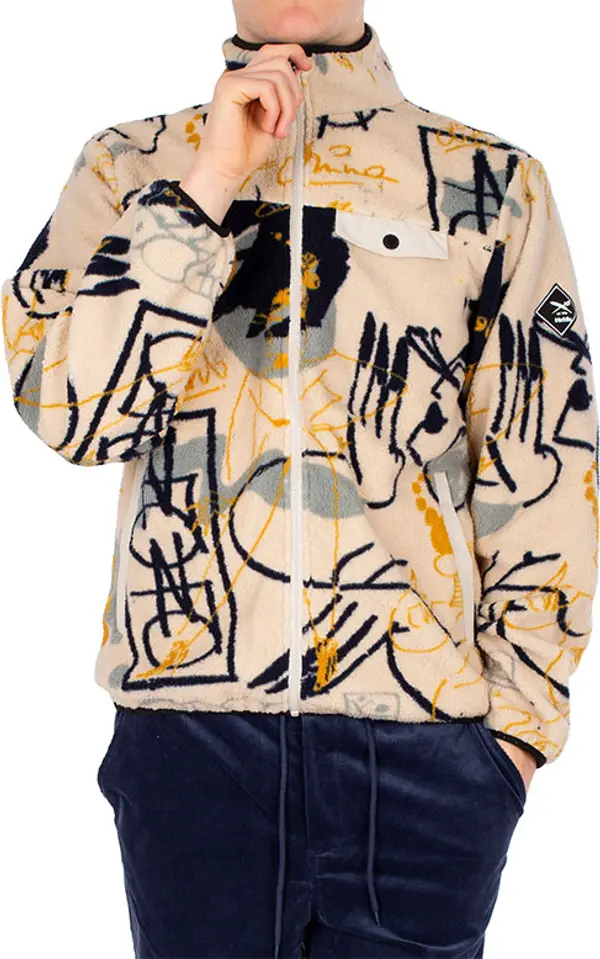 IrieDaily IrieDaily Insaneia Jacket Muškarci - Jakne IrieDaily - Svijetlo smeđa - 910D116-504-XL - Size: XL