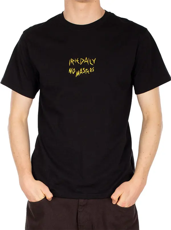 IrieDaily IrieDaily No Masters T-Shirt Black Muškarci - Majice IrieDaily - Crna - 114D311-700-L - Size: L