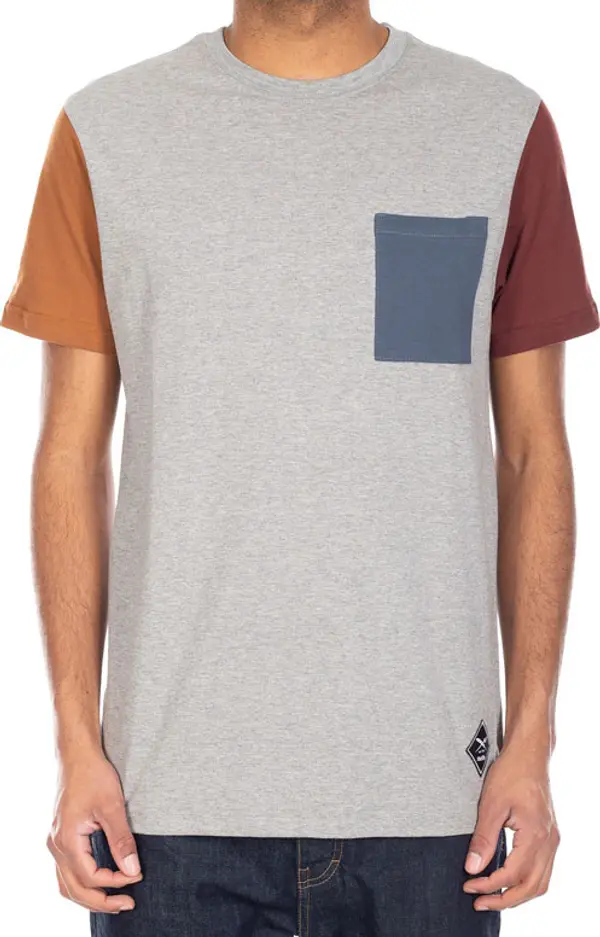 IrieDaily IrieDaily Nomadic Pocket Tee Muškarci - Majice IrieDaily - Siva - 110D381-709-XL - Size: XL