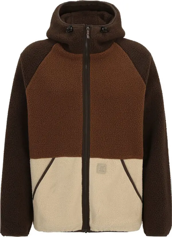 IrieDaily IrieDaily Quentin Fleece Jacket Muškarci - Jakne IrieDaily - Smeđa - 215D350-549-M - Size: M