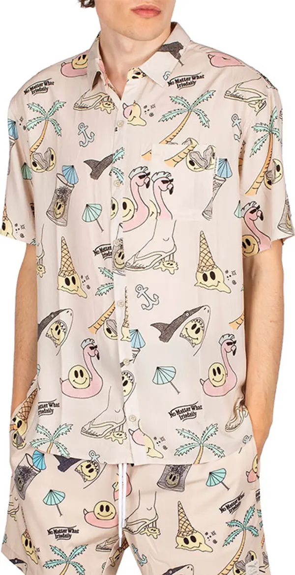 IrieDaily IrieDaily Resort SSL Shirt Muškarci - košulja IrieDaily - Velikobojan - 511B331-497-L - Size: L