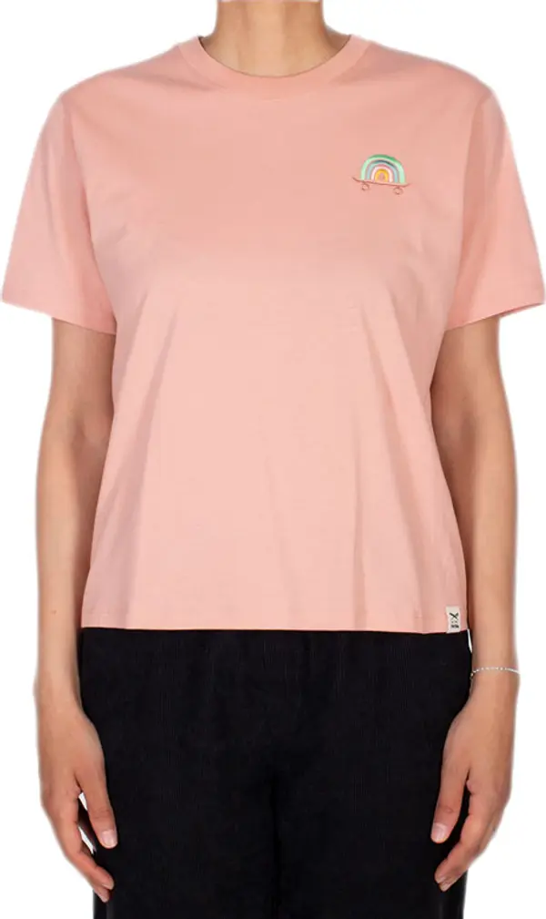 IrieDaily IrieDaily Skate Heart Tee Žene - Majice IrieDaily - Roza - 162D563-238-XS - Size: XS