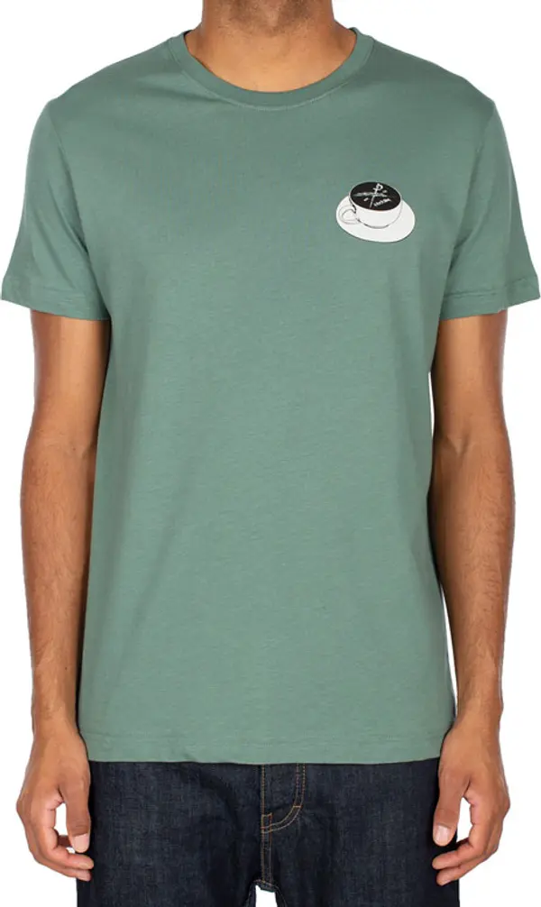IrieDaily IrieDaily Slowpresso Tee Jungle Green Muškarci - Majice IrieDaily - Zelena - 113B390-467-L - Size: L