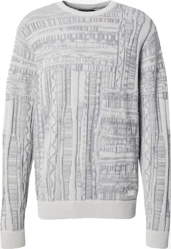 IrieDaily IrieDaily Theo Structure Knit Muškarci - Dukserice i džemperi s kapulja IrieDaily - Siva - 615D231-705-M - Size: M