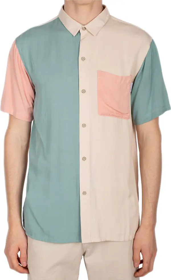 IrieDaily IrieDaily Viscolo SSL Shirt Muškarci - košulja IrieDaily - Zelena - 513B240-496-XXL - Size: XXL