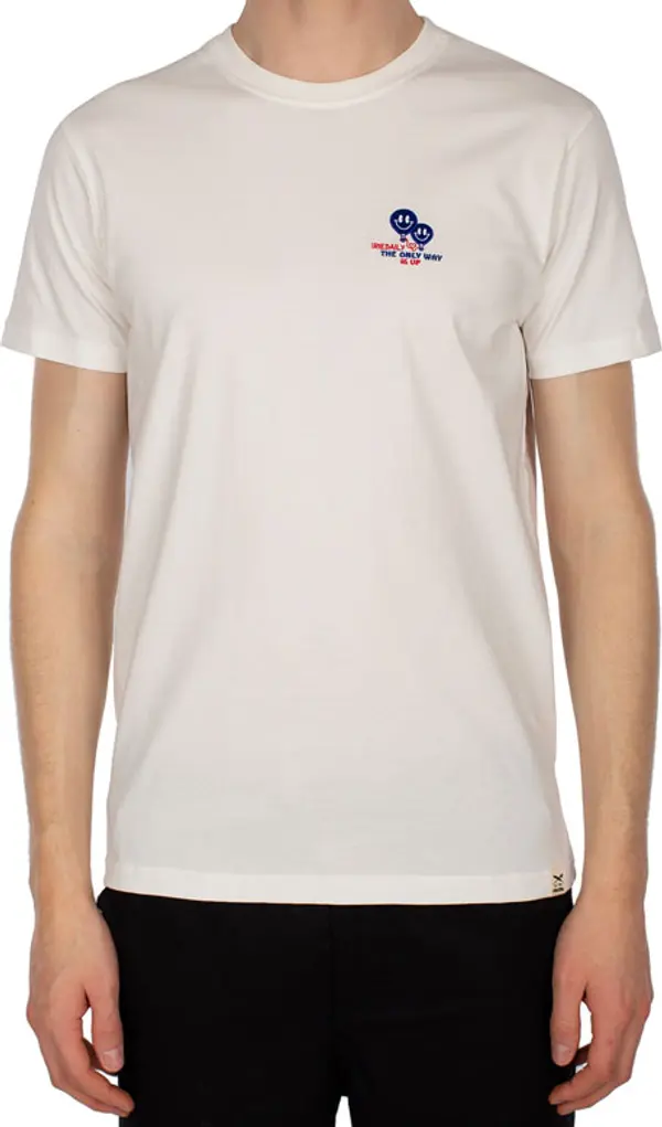 IrieDaily IrieDaily Way Up Emb Tee Off White Muškarci - Majice IrieDaily - Bijela - 113B440-707-L - Size: L
