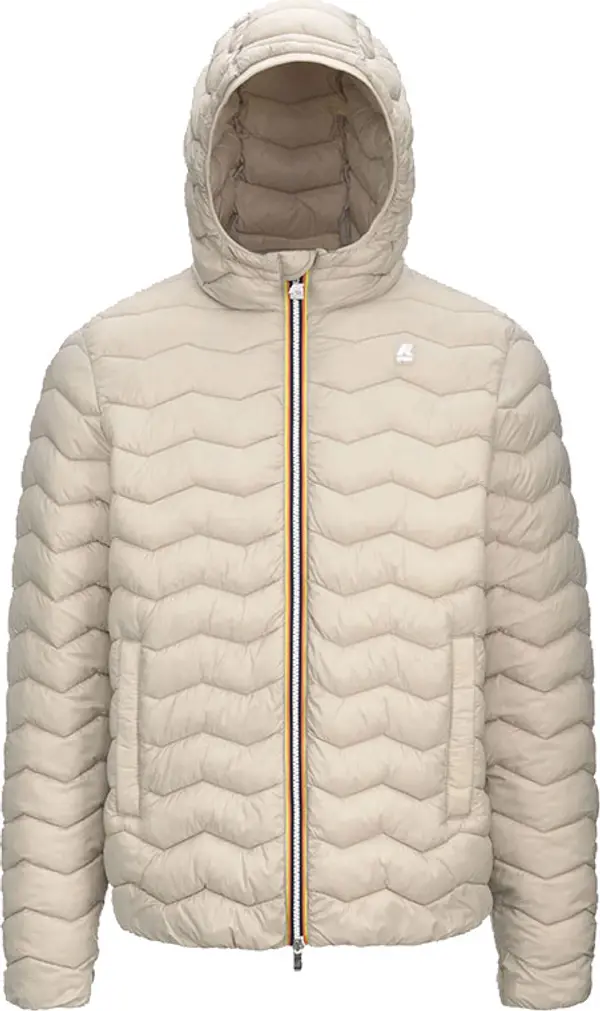 K-WAY K-Way Jack Quilted Warm Beige Grey Muškarci - Jakne K-WAY - Beige - K6121HW-864-M - Size: M