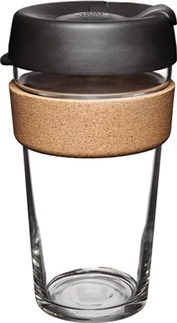 Keepcup KeepCup Cork Brew Black L - 16oz / 454ml Unisex - Haljina Keepcup - Crna - BCBLA16-One-size - Size: One size