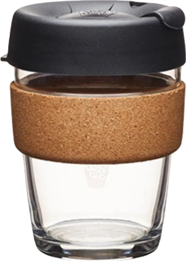 Keepcup KeepCup Cork Brew Black M - 12oz / 340ml Unisex - Haljina Keepcup - Crna - BCBLA12-One-size - Size: One size