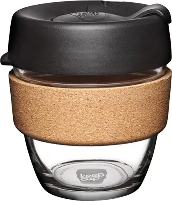 Keepcup KeepCup Cork Brew Black S - 08oz / 227ml Unisex - Haljina Keepcup - Crna - BCBLA08-One-size - Size: One size