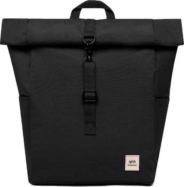 Lefrik Lefrik Roll Mini Backpack Black Unisex - Ruksaci i torbe Lefrik - Crna - Rollmini_BLK-One-size - Size: One size