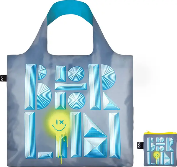 LOQI LOQI - Alex Trochut Berlin Bag Unisex - Ruksaci i torbe LOQI - Siva - AT.BE-One-size - Size: One size