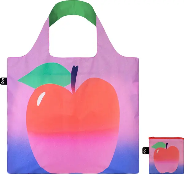 LOQI Loqi Ana Popescu - Apple Recycled Bag Unisex - Ruksaci i torbe LOQI - Velikobojan - AP.AP-One-size - Size: One size