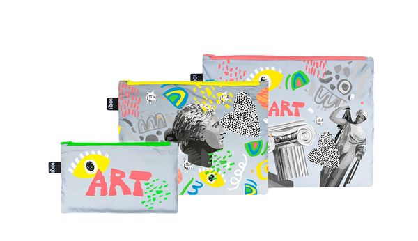 Loqi Loqi Art Reflective Zip Pockets