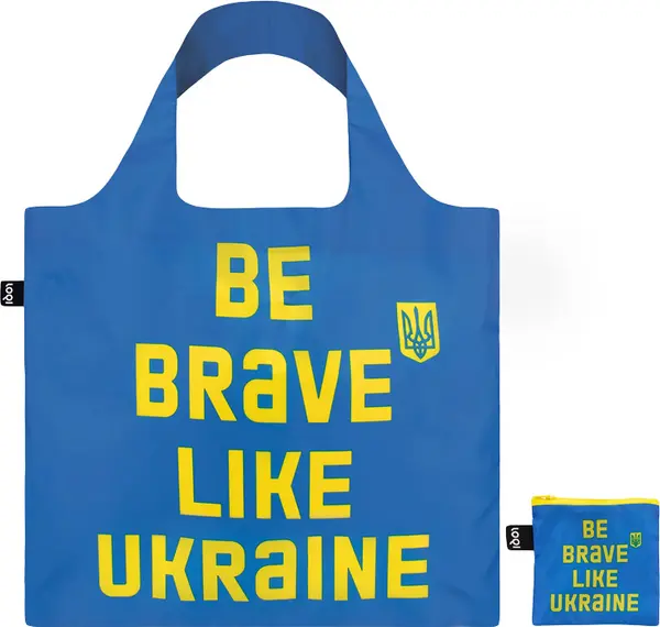 LOQI Loqi Banda Two Colors of Bravery Recycled Bag Unisex - Ruksaci i torbe LOQI - Plava - CU.DI.R-One-size - Size: One size
