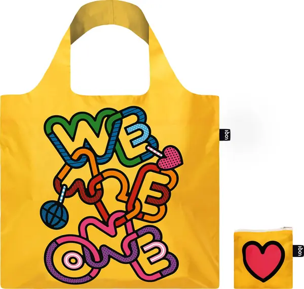 LOQI Loqi Craig & Karl - We are One Recycled Bag Unisex - Ruksaci i torbe LOQI - Žuta - CK.WE-One-size - Size: One size