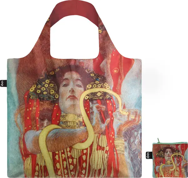 LOQI Loqi GUSTAV KLIMT Hygieia Bag Unisex - Ruksaci i torbe LOQI - Crvena - GK.HY-One-size - Size: One size