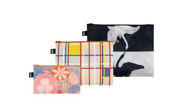 Loqi Loqi Hilma af Klint, Mondrian - Recycled Zip Pockets