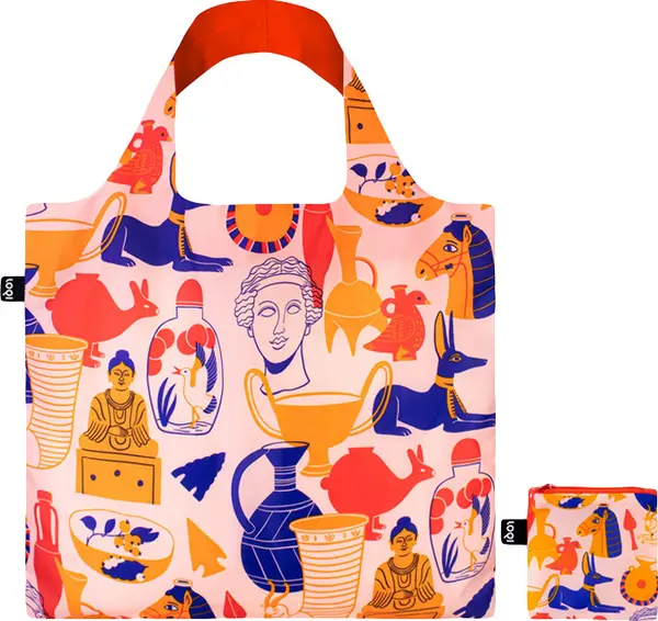 LOQI Loqi Kimberly Carpenter - Ancient Artefacts Recycled Bag Unisex - Ruksaci i torbe LOQI - Velikobojan - KC.AA-One-size - Size: One size