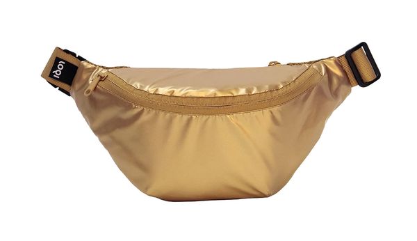 Loqi Loqi METALLIC Gold Bumbag
