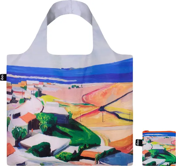 LOQI Loqi Nao Tatsumi - Playa del Rey Recycled Bag Unisex - Ruksaci i torbe LOQI - Velikobojan - NT.PL-One-size - Size: One size