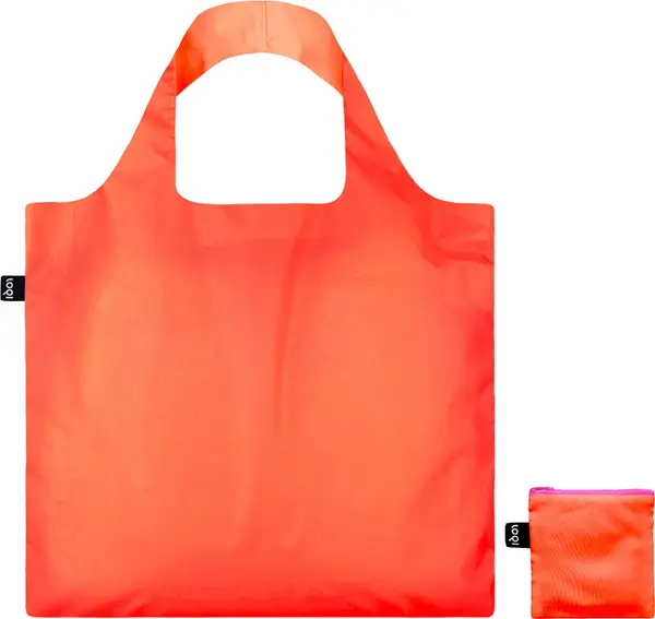 LOQI Loqi Neon Dark Orange Recycled Bag Unisex - Ruksaci i torbe LOQI - Narančasta - NE.DO-One-size - Size: One size