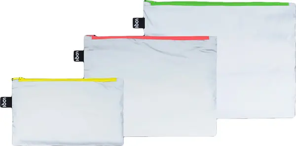 LOQI Loqi Neon Reflective Zip Pockets Unisex - Ruksaci i torbe LOQI - Siva - ZP.RE.NE-One-size - Size: One size