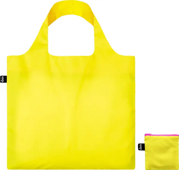 LOQI Loqi Neon Yellow Recycled Bag Unisex - Ruksaci i torbe LOQI - Žuta - NE.YE-One-size - Size: One size
