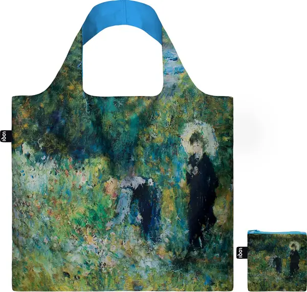 LOQI Loqi Pierre-Auguste Renoir - Woman with a Parasol in a Garden Recycled Bag Unisex - Ruksaci i torbe LOQI - Zelena - PR.WP-One-size - Size: One size