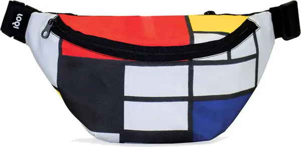 LOQI Loqi PIET MONDRIAN Composition Recycled Bumbag Unisex - Ruksaci i torbe LOQI - Velikobojan - BB.PM.CO-One-size - Size: One size