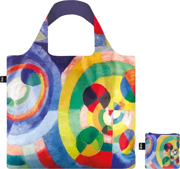 LOQI Loqi Robert Delaunay - Circular Forms Recycled Bag Unisex - Ruksaci i torbe LOQI - Velikobojan - RD.CF-One-size - Size: One size