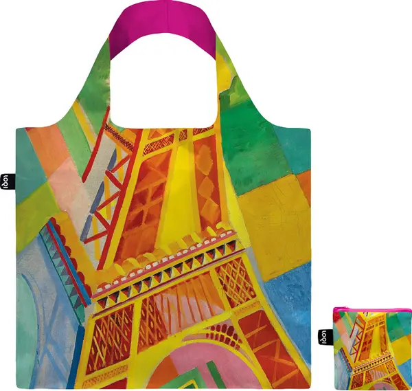 LOQI Loqi Robert Delaunay - Tour Eiffel Recycled Bag Unisex - Ruksaci i torbe LOQI - Velikobojan - RD.TE-One-size - Size: One size