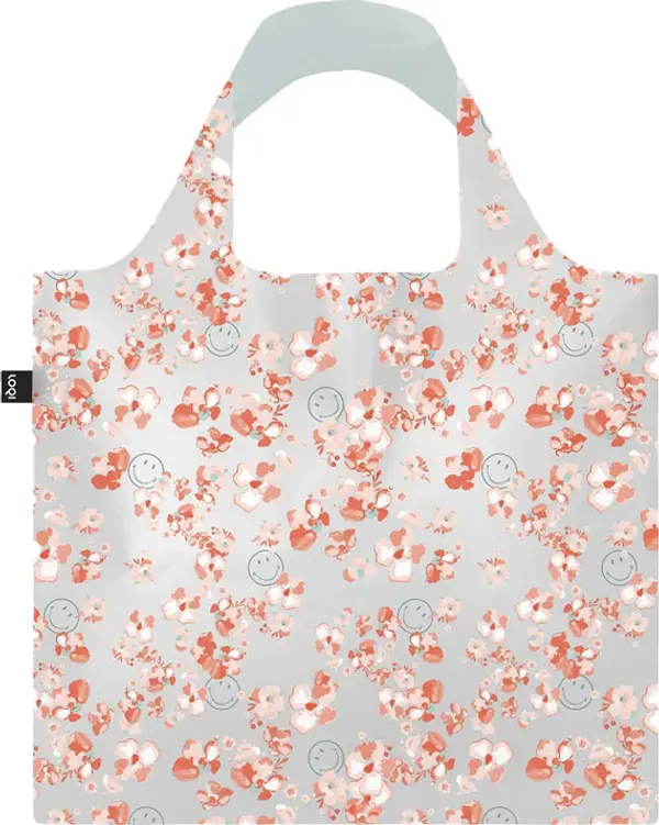 LOQI Loqi Smiley Milky Blossom Bag Unisex - Ruksaci i torbe LOQI - Velikobojan - TR.SB-One-size - Size: One size