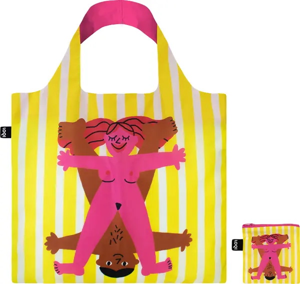 LOQI Loqi Star Cachete Jack - Couples Recycled Bag Unisex - Ruksaci i torbe LOQI - Velikobojan - CJ.SC-One-size - Size: One size