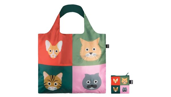 Loqi Loqi STEPHEN CHEETHAM Cats Recycled Bag