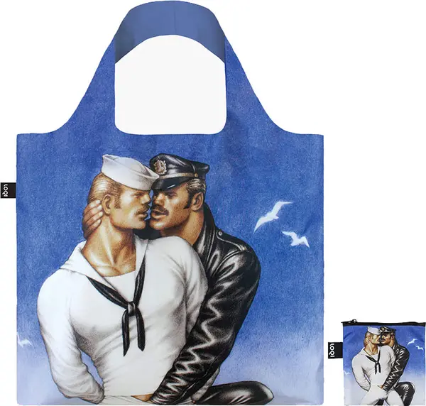 LOQI Loqi TOM OF FINLAND Bon Voyage Recycled Bag Unisex - Ruksaci i torbe LOQI - Plava - TF.BV-One-size - Size: One size