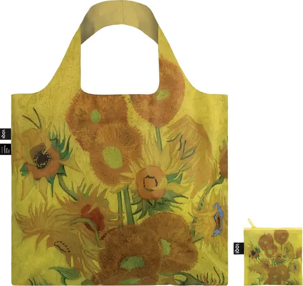 LOQI Loqi VINCENT VAN GOGH Sunflowers Bag Unisex - Ruksaci i torbe LOQI - Žuta - VG.SF.R-One-size - Size: One size