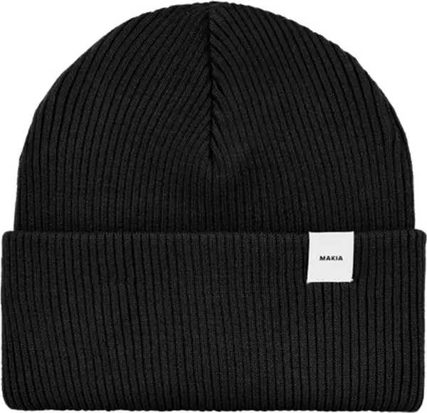 Makia Makia Beanie Unisex - Glavni pokrivači Makia - Crna - U82055_999-One-size - Size: One size
