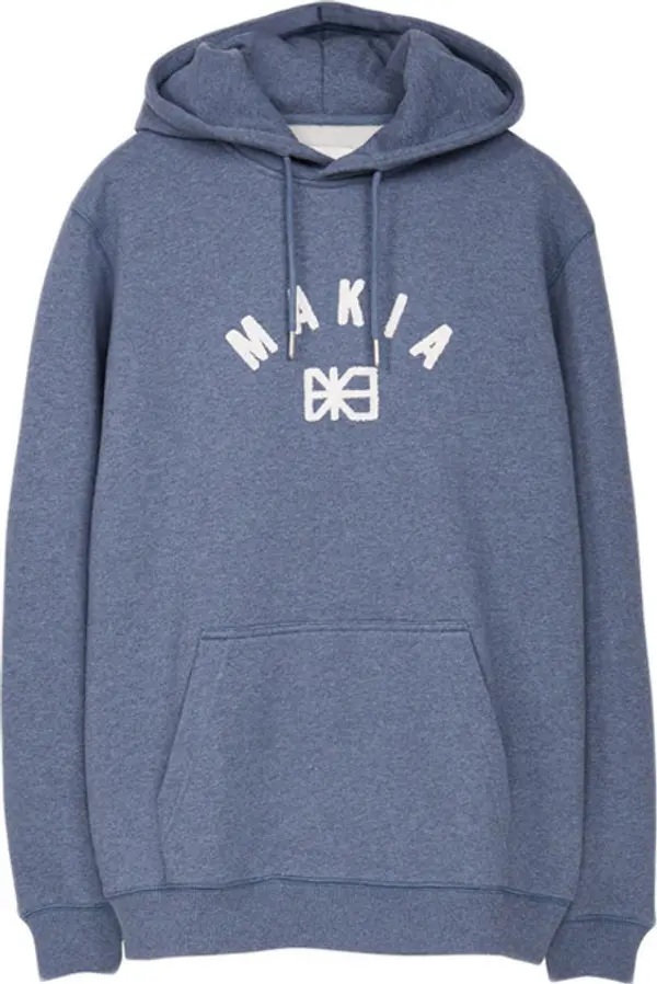 Makia Makia Brand Hooded Sweatshirt M Muškarci - Dukserice i džemperi s kapulja Makia - Plava - M40079_636-L - Size: L